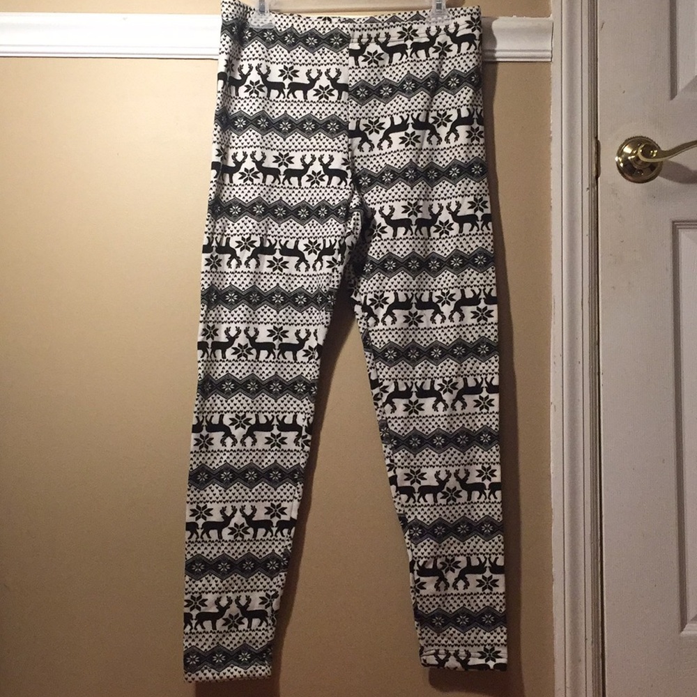 reindeer leggings
